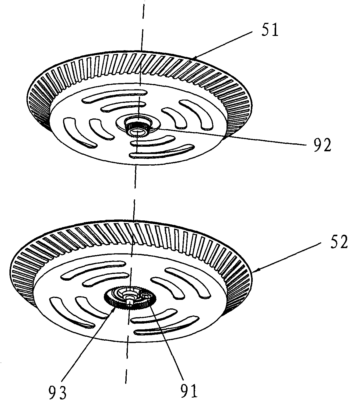 Imaging device for simulating flame
