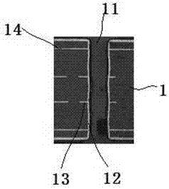 PCB of preventing separating of hole walls, and processing technology thereof