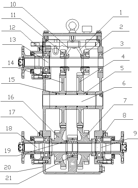 Four-wheel-drive transfer case