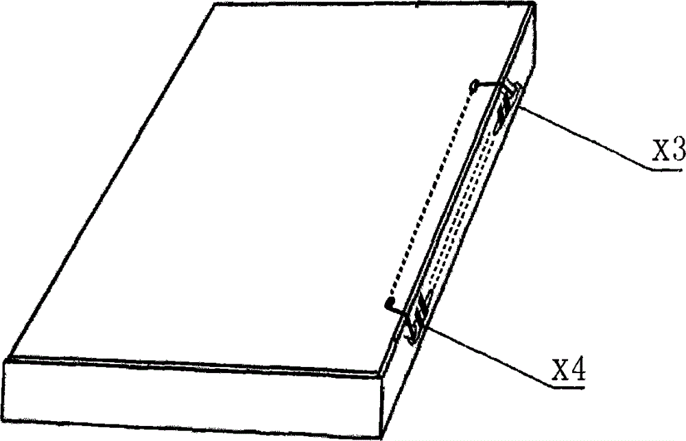 File box with buckles with six bands