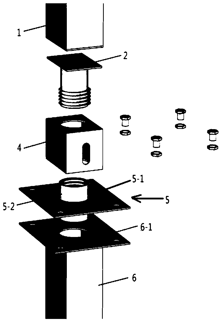 Modular container building connection node