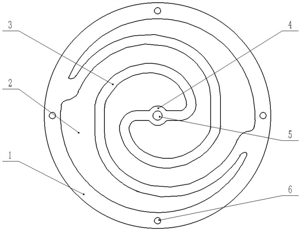 A multi-line arm leaf spring for refrigeration compressors