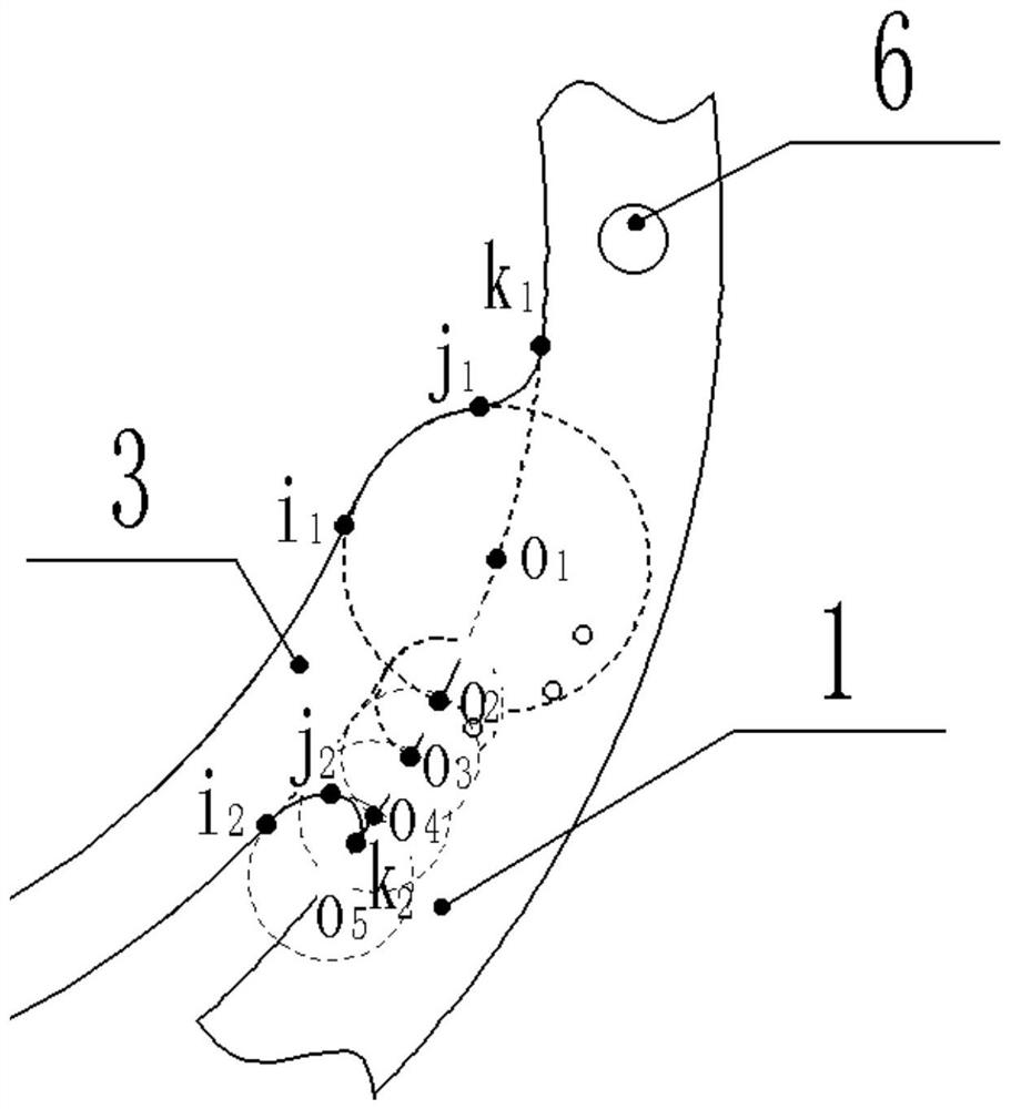 A multi-line arm leaf spring for refrigeration compressors