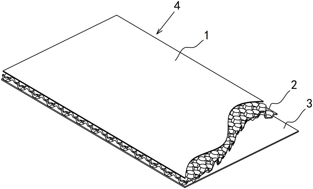 A kind of edge banding process of three-layer composite hollow plastic board