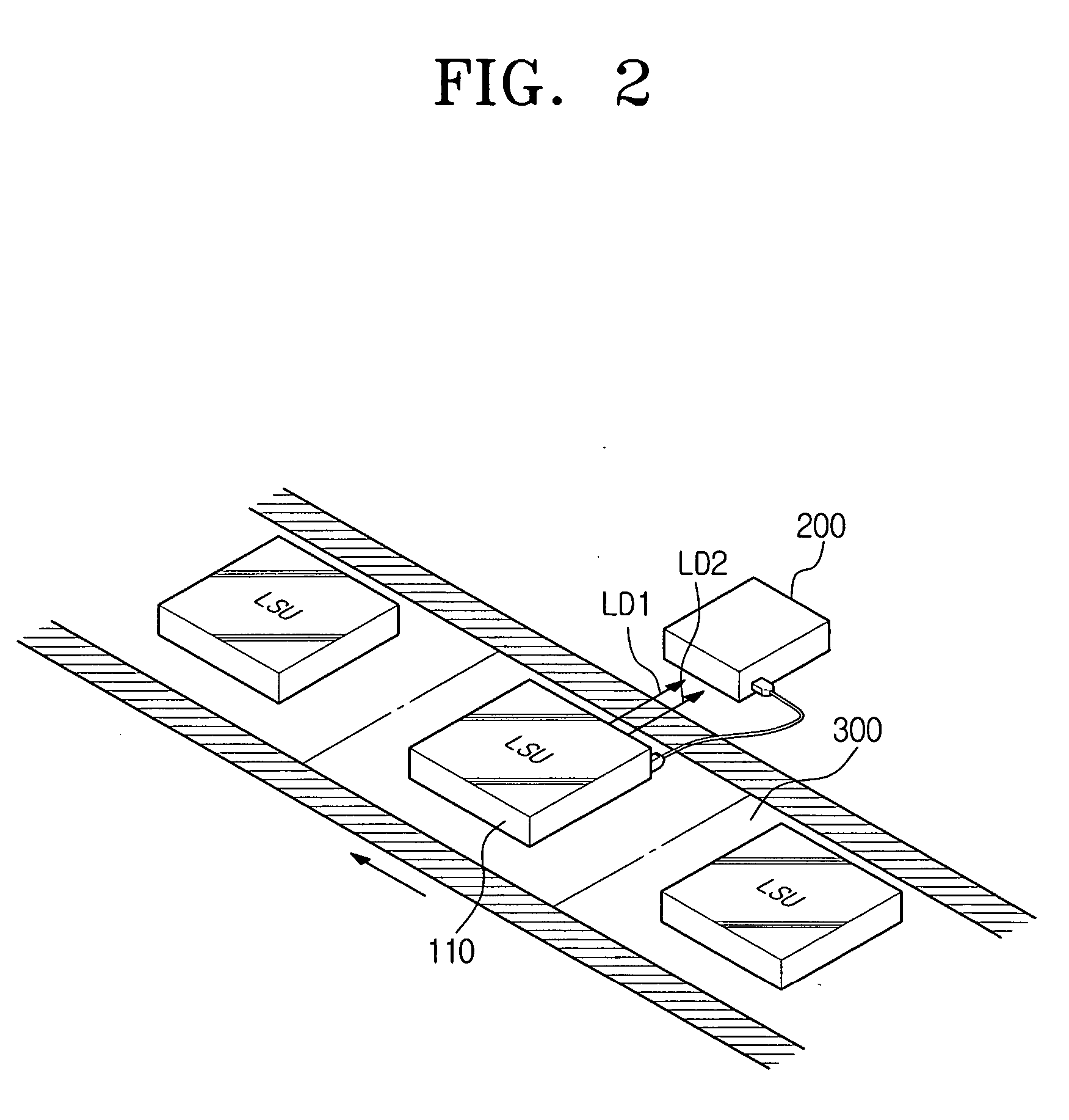 Method for controlling laser beam power balance in laser scanning unit