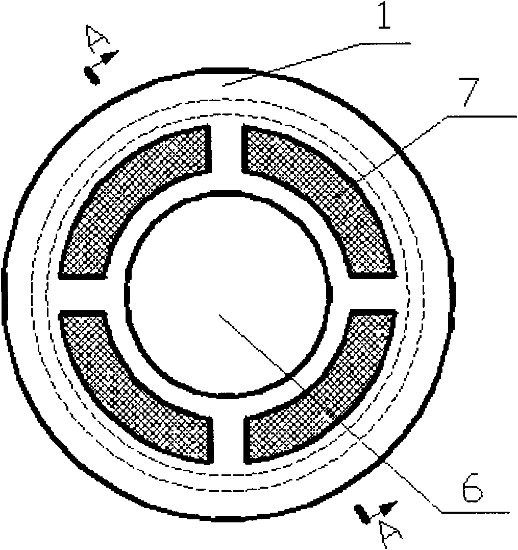 Rolling bearing dust prevention and temperature reduction device