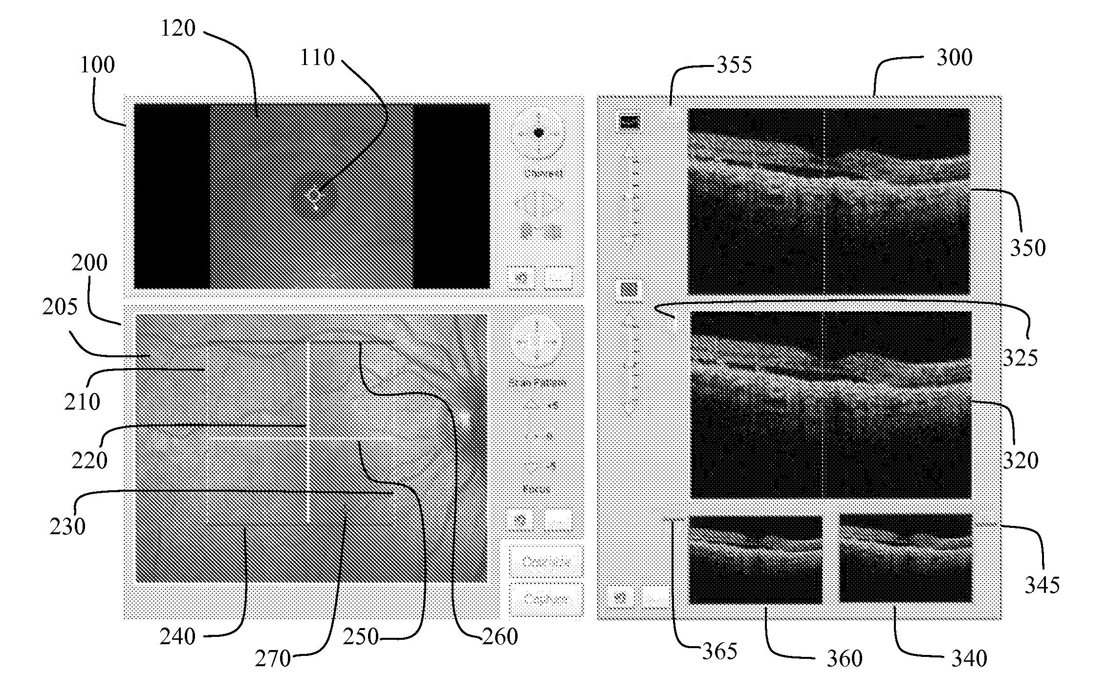 User interface for efficiently displaying relevant oct imaging data