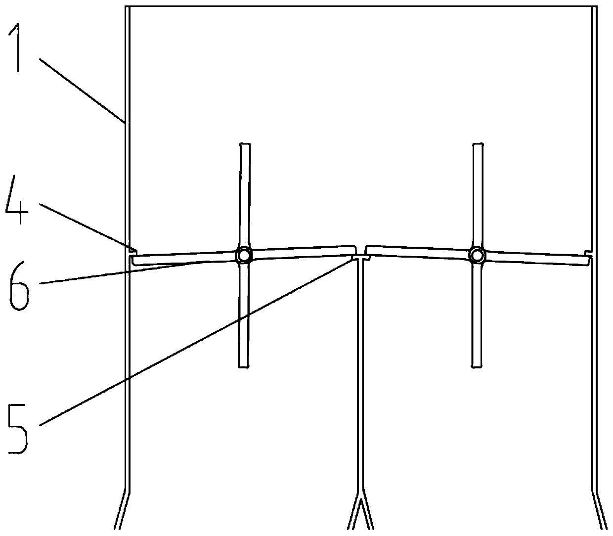 Intelligent distribution device for dry granular powdery materials