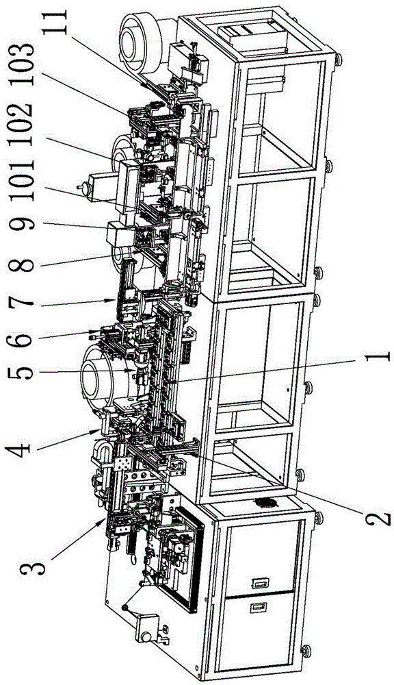 Automatic production line for medical supplies