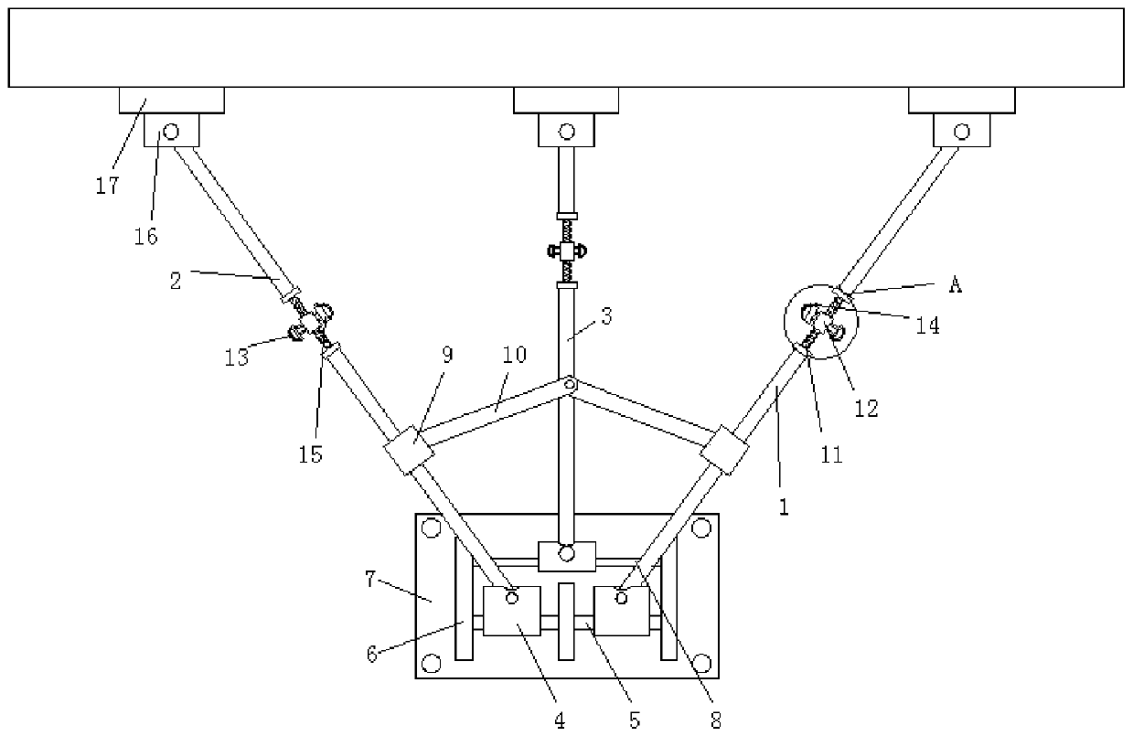 Component mounting supporting frame for prefabricated building