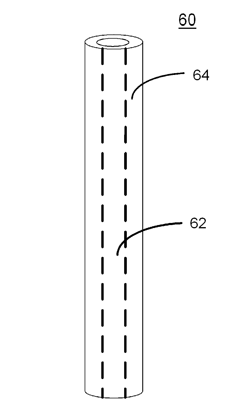 Fiber reinforced composite post