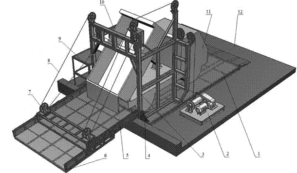 Shipping device for port cargoes