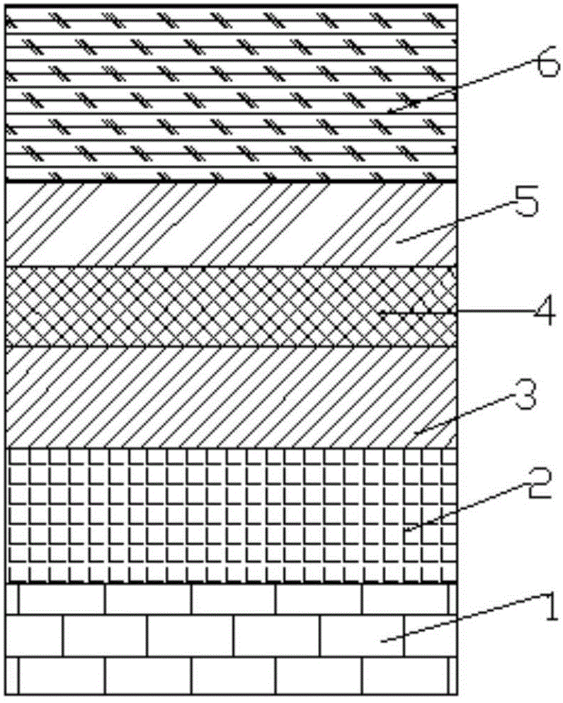 Double-component gradient hydrogen permeation barrier coating and preparation method thereof