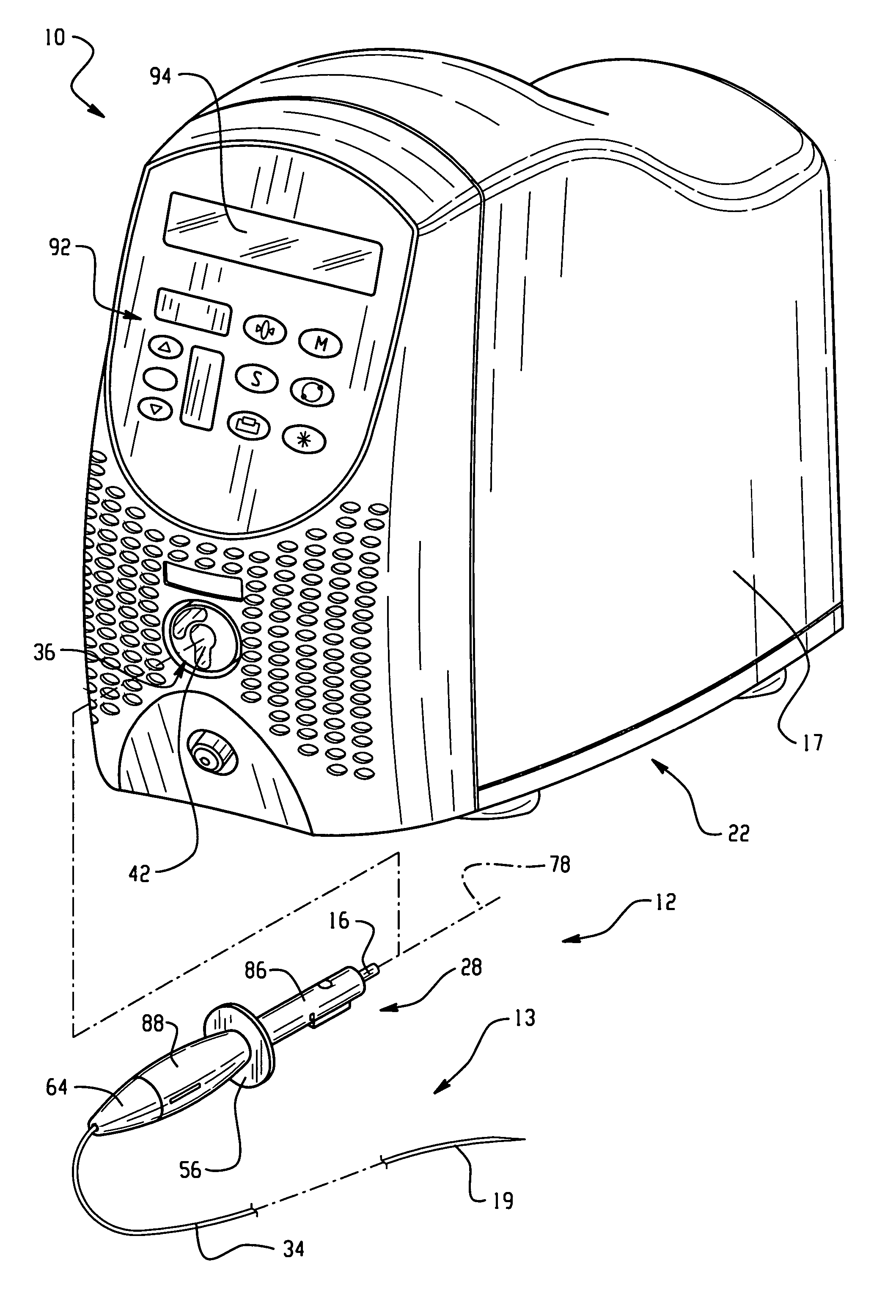 Medical treatment system with energy delivery device for limiting reuse