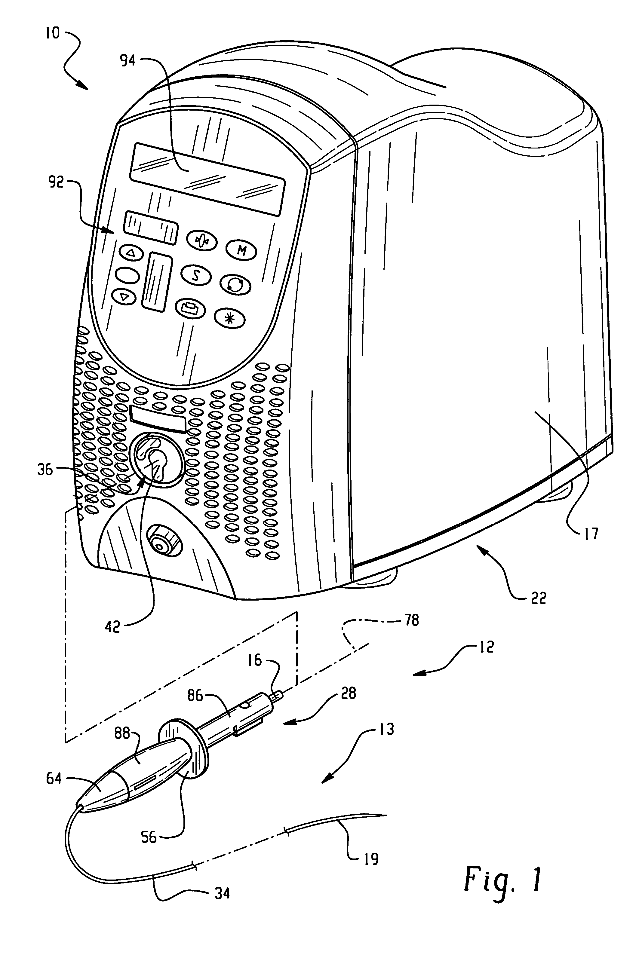 Medical treatment system with energy delivery device for limiting reuse