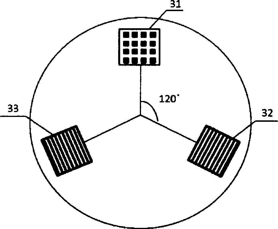 Planar structured light three dimension measuring device and method for high-reflectivity part