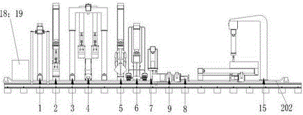 Mechanical-electrical-hydraulic integrated multifunctional railway maintenance machine
