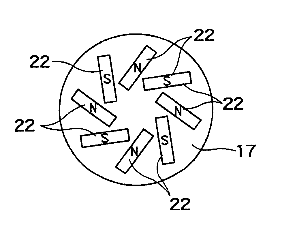 Agitator and melting furnace with agitator