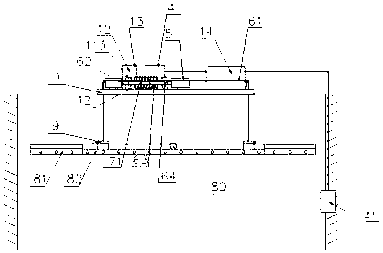 Single-lifting and single-descending system of smart clothes airing machine