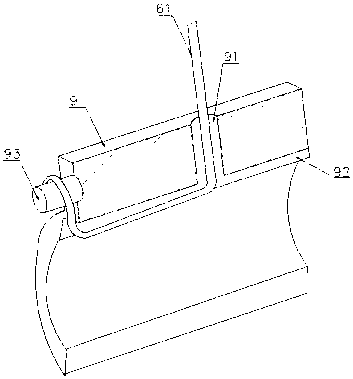 Single-lifting and single-descending system of smart clothes airing machine