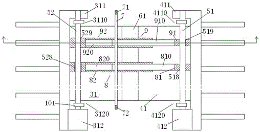 A bridge with self-cleaning expansion joint device with cam