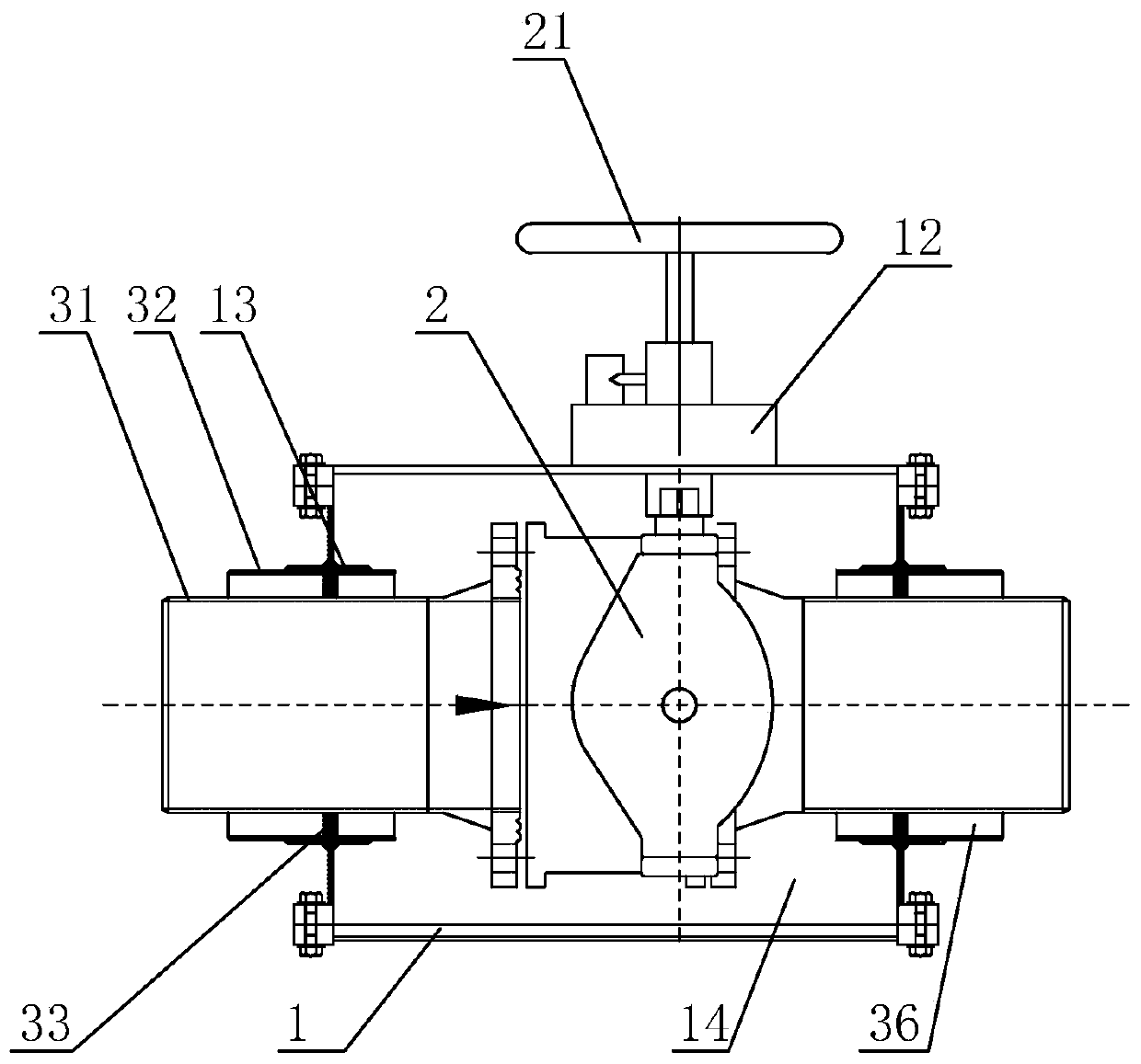 Ventilation isolation type safety valve box