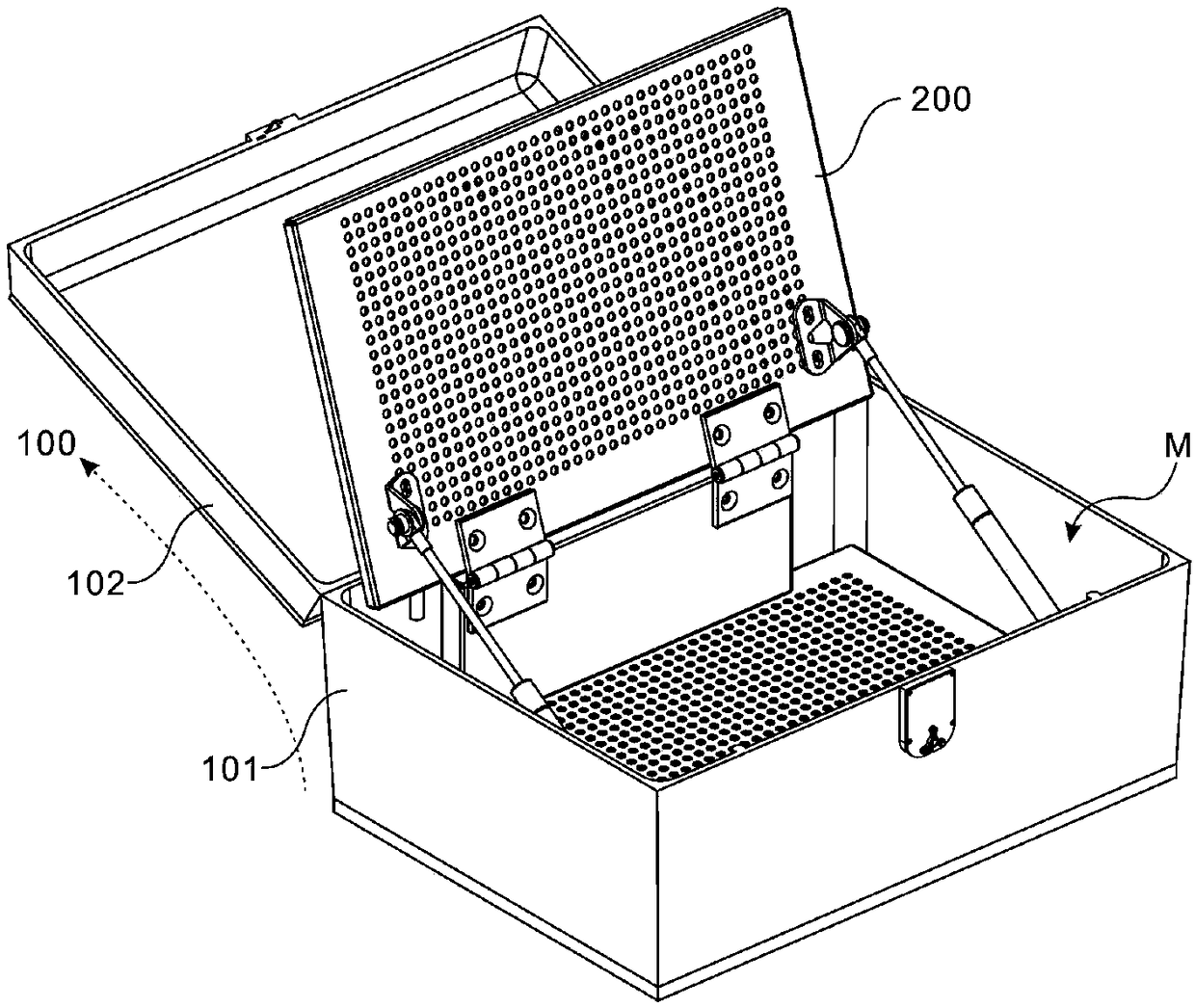 Flip display box for electronic product