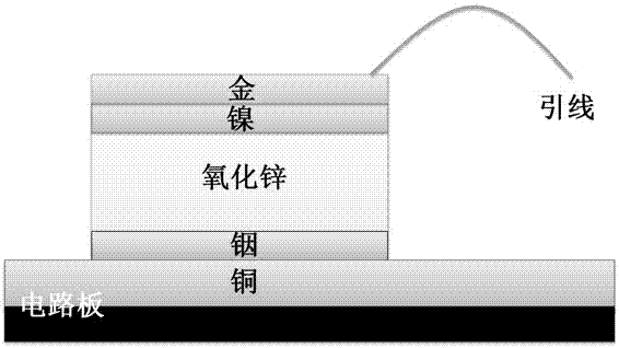 A kind of high-resistivity single crystal ZnO-based radiation detection device and its preparation method and application