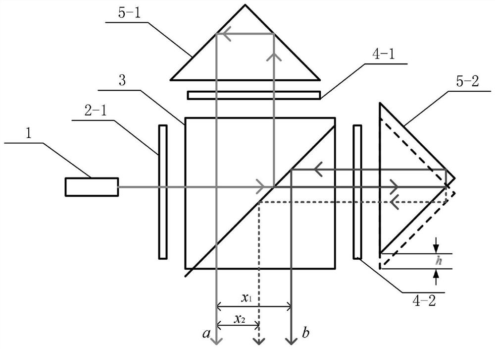 Compact four-light-spot two-dimensional corner detection device combined with laser triangulation method