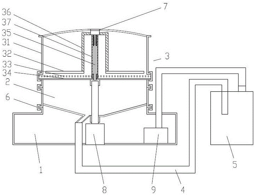 Bioactive tissue fluid separating and filtering device and working method thereof