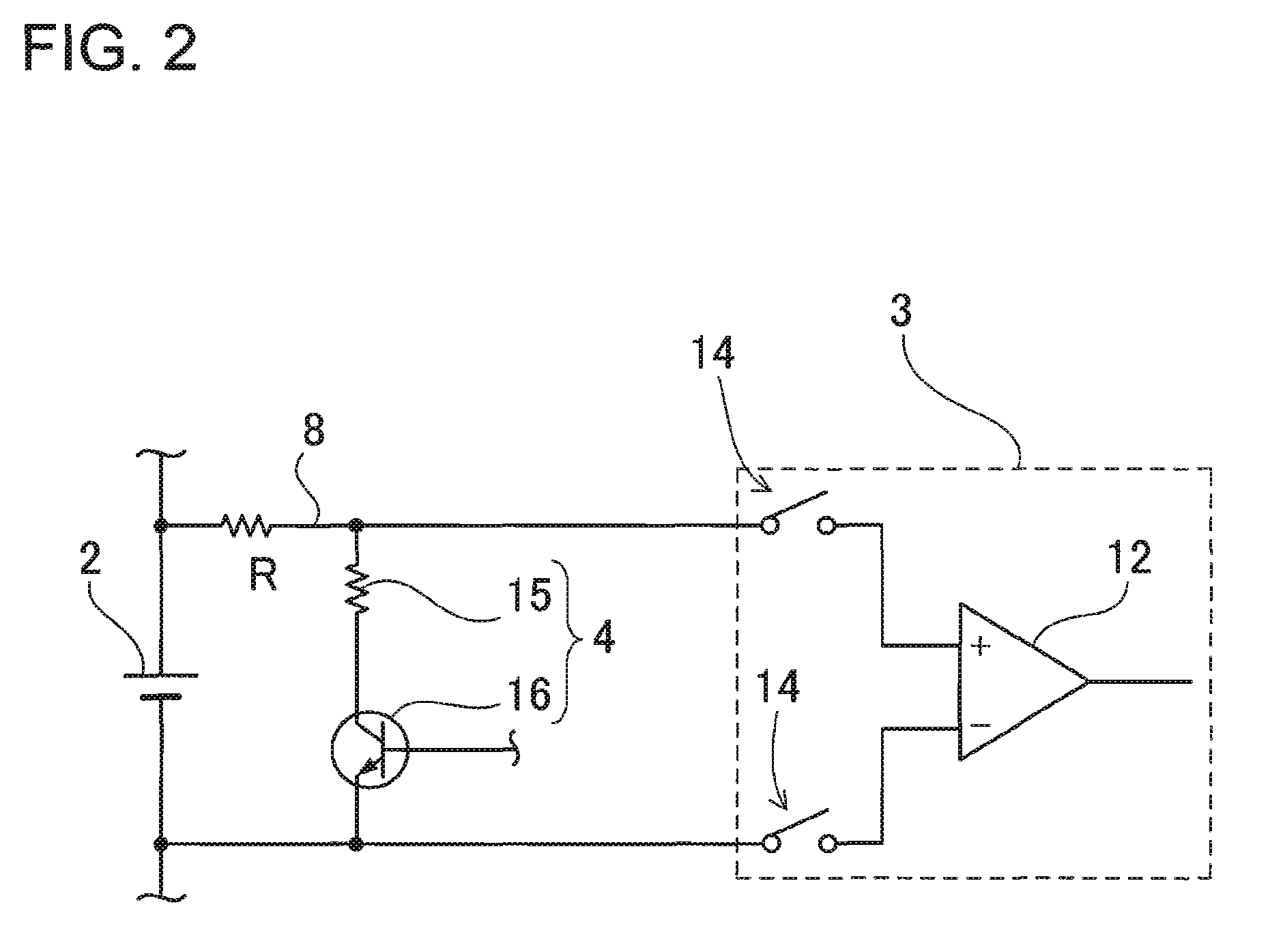 Battery system with practical voltage detection