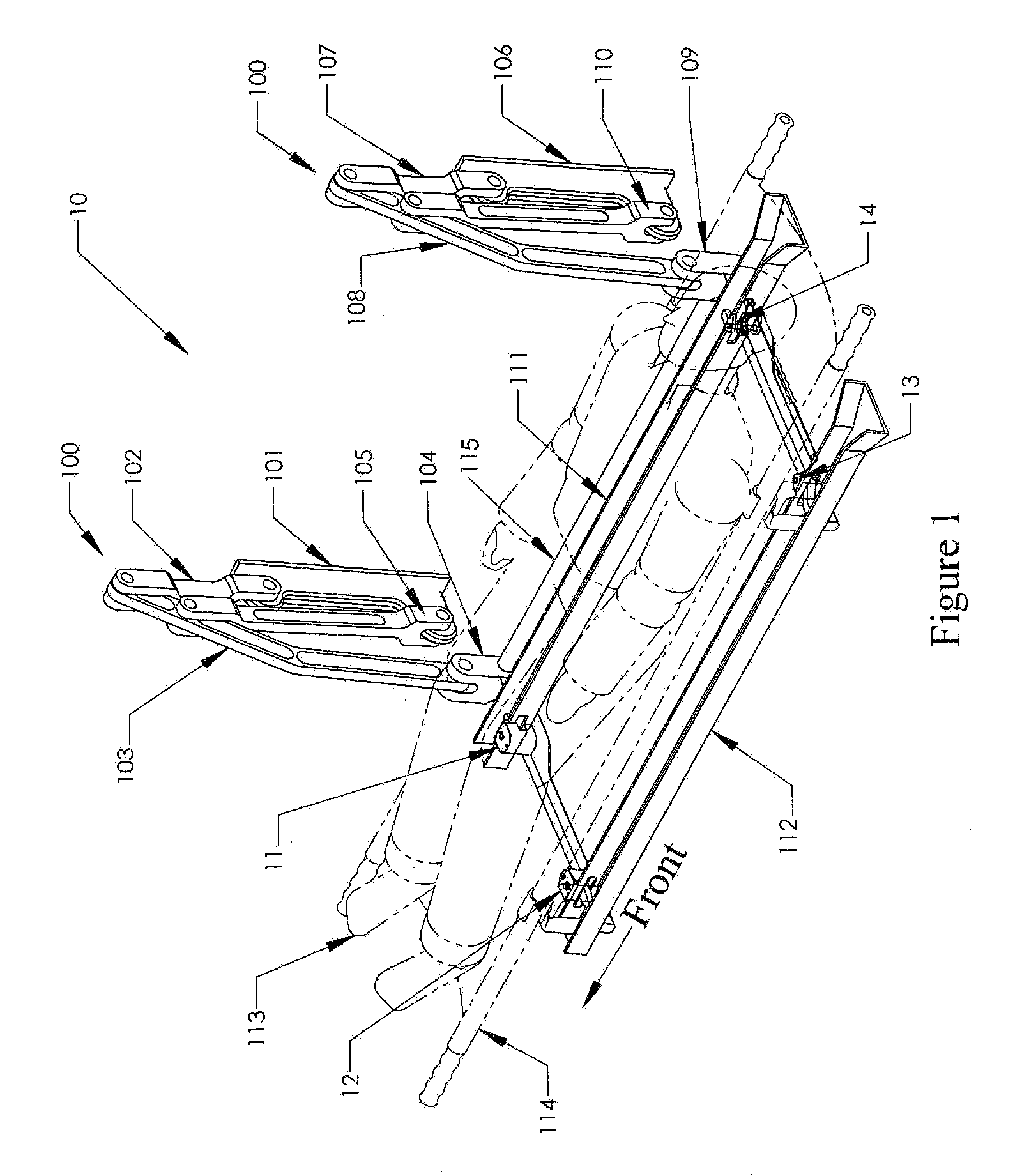 Patient support system for medical transport vehicles