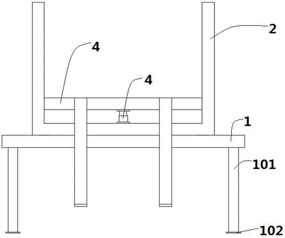 Simple stereoscopic parking garage based on hydraulic lifting