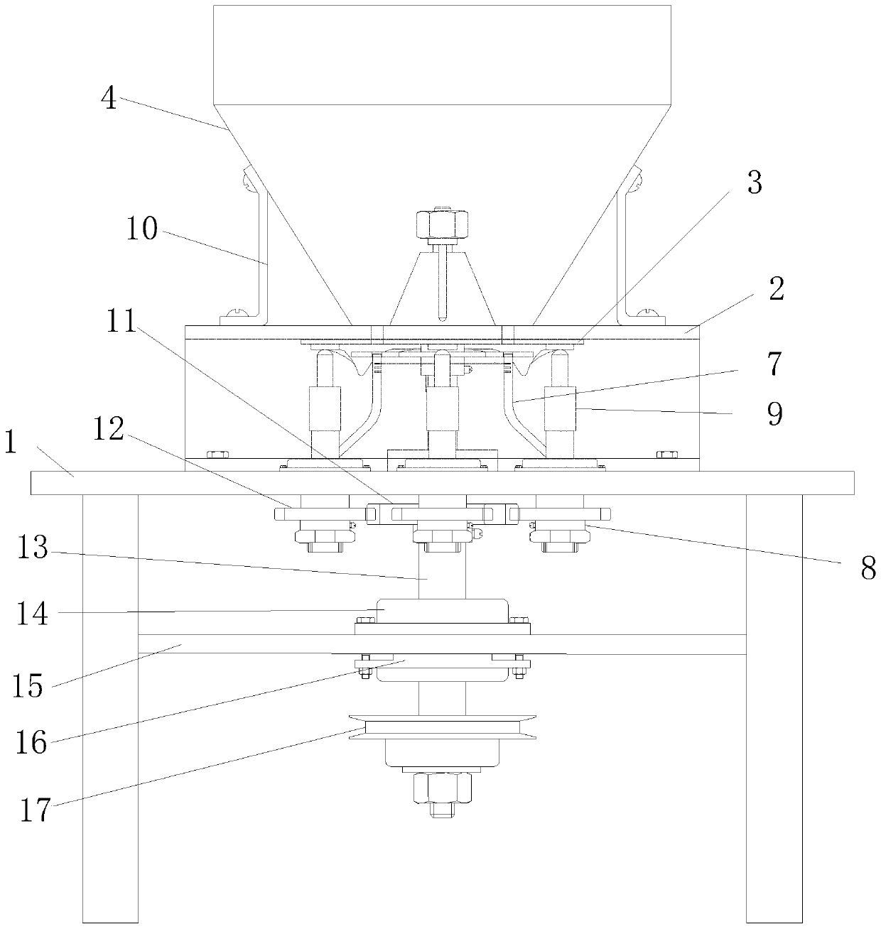 A kind of gorgon shelling device