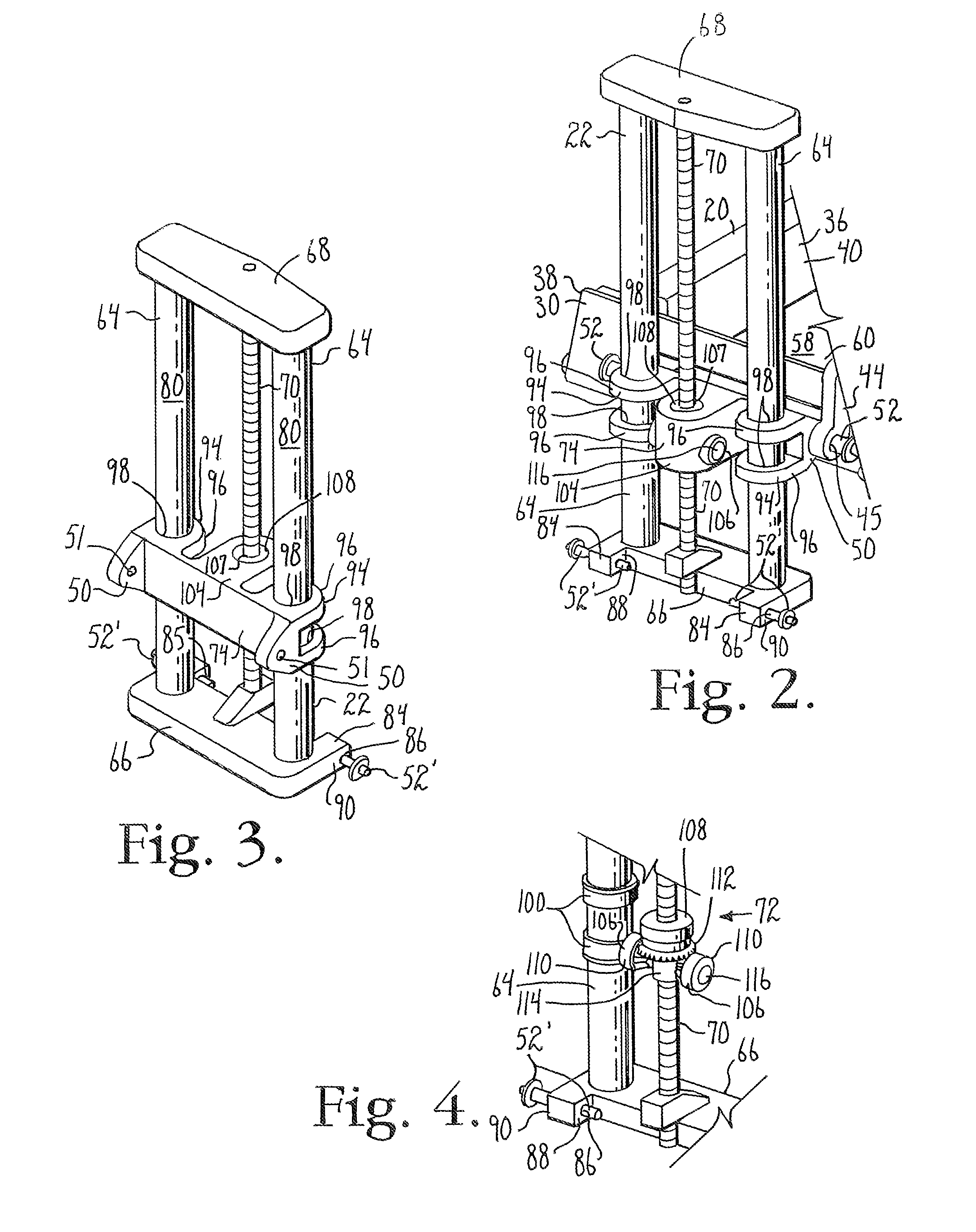 Syncronized patient elevation and positioning apparatus positioning support systems