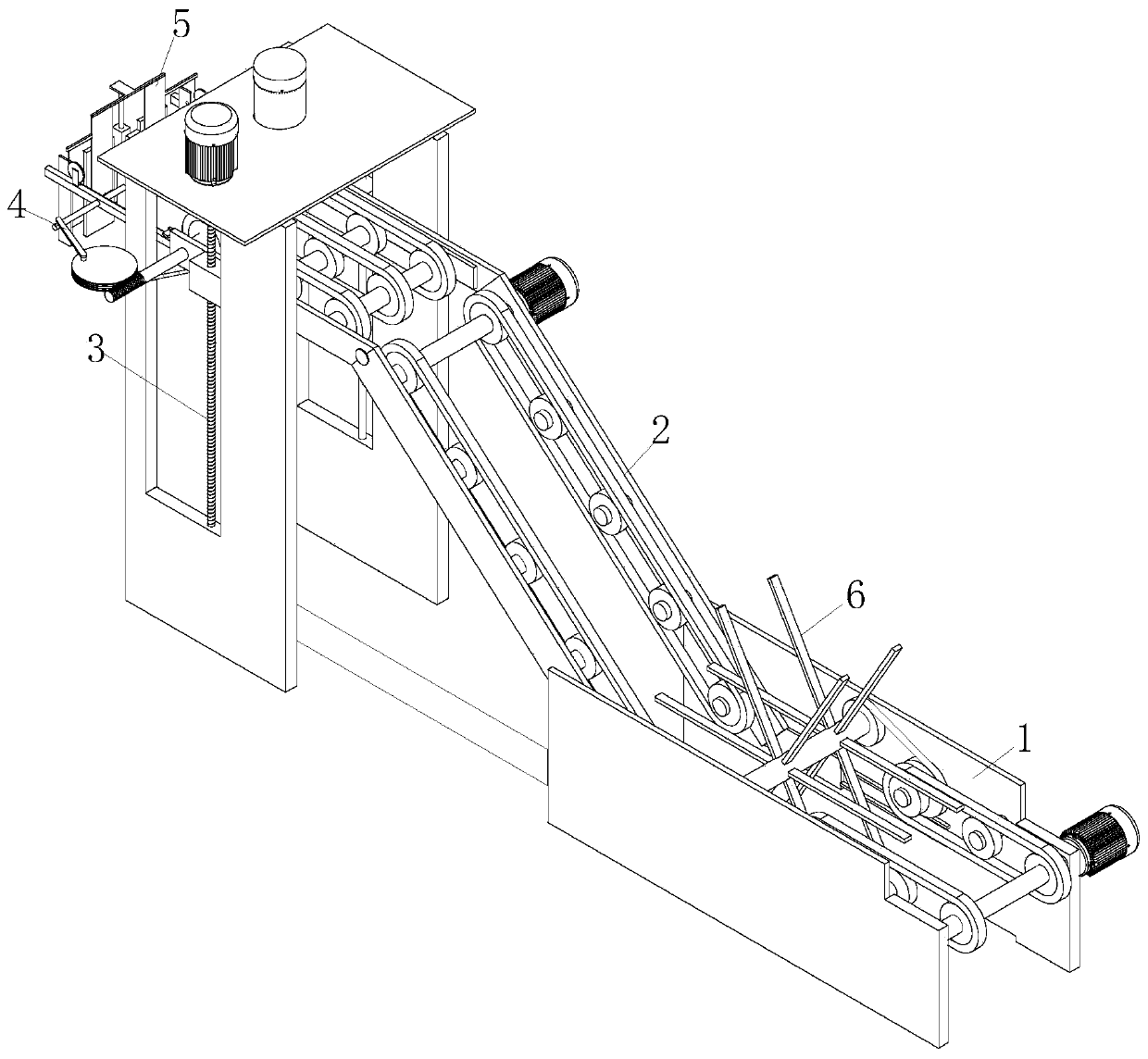 Automatic overturning, staggering and stacking device for carton packaging