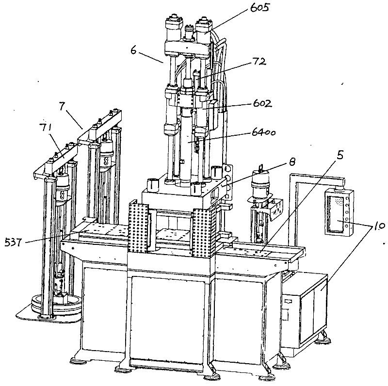 Two-component liquid silicone injection-molding complete equipment