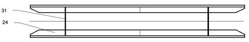 A pull-out chord structure