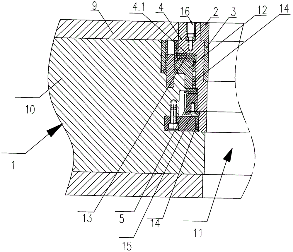 Multi-column motor stator large-rotation high-speed punching progressive die