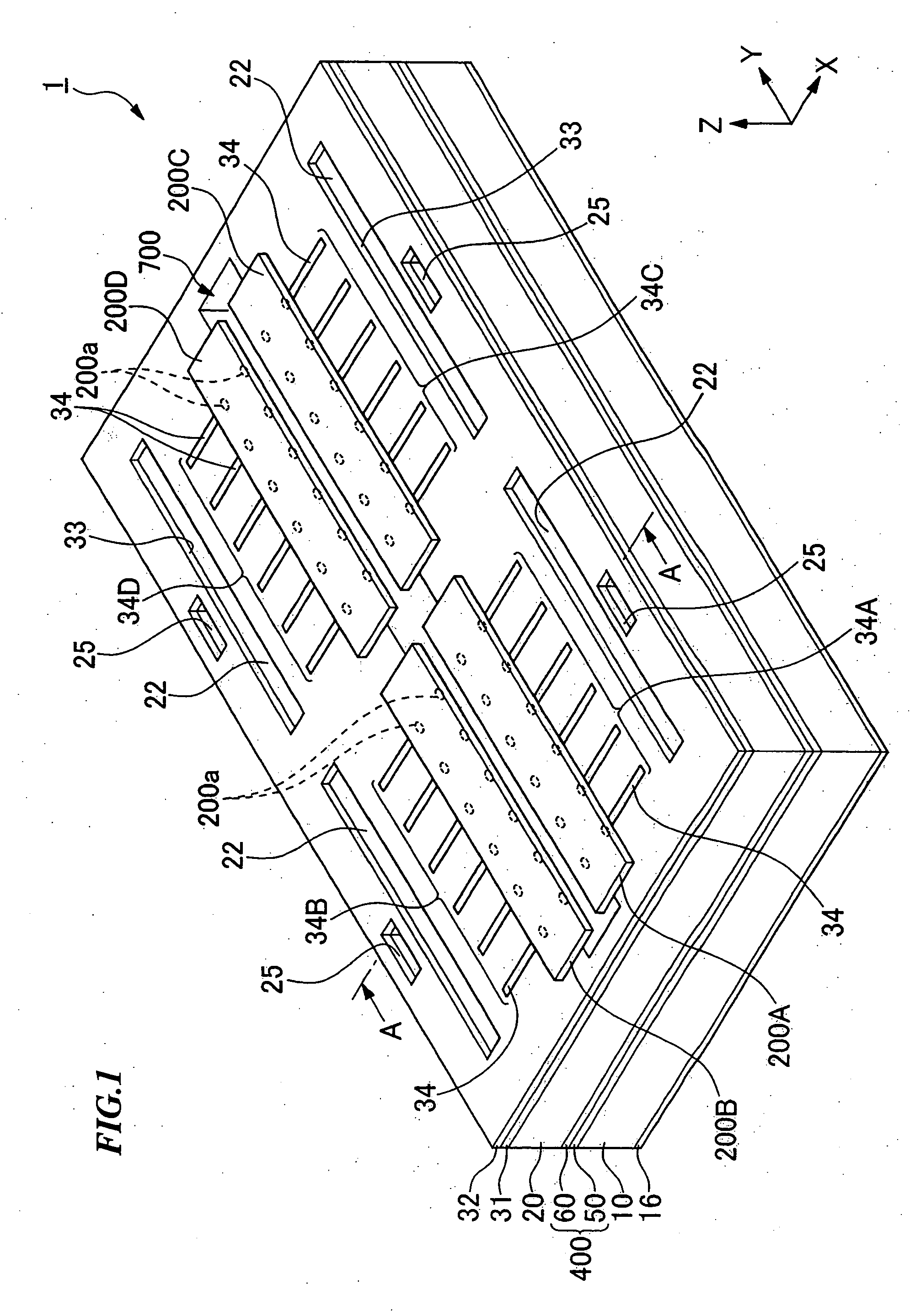 Device package structure, device packaging method, droplet ejection head, connector, and semiconductor device