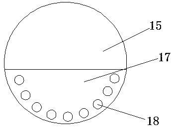 Semitrailer for transporting power tank