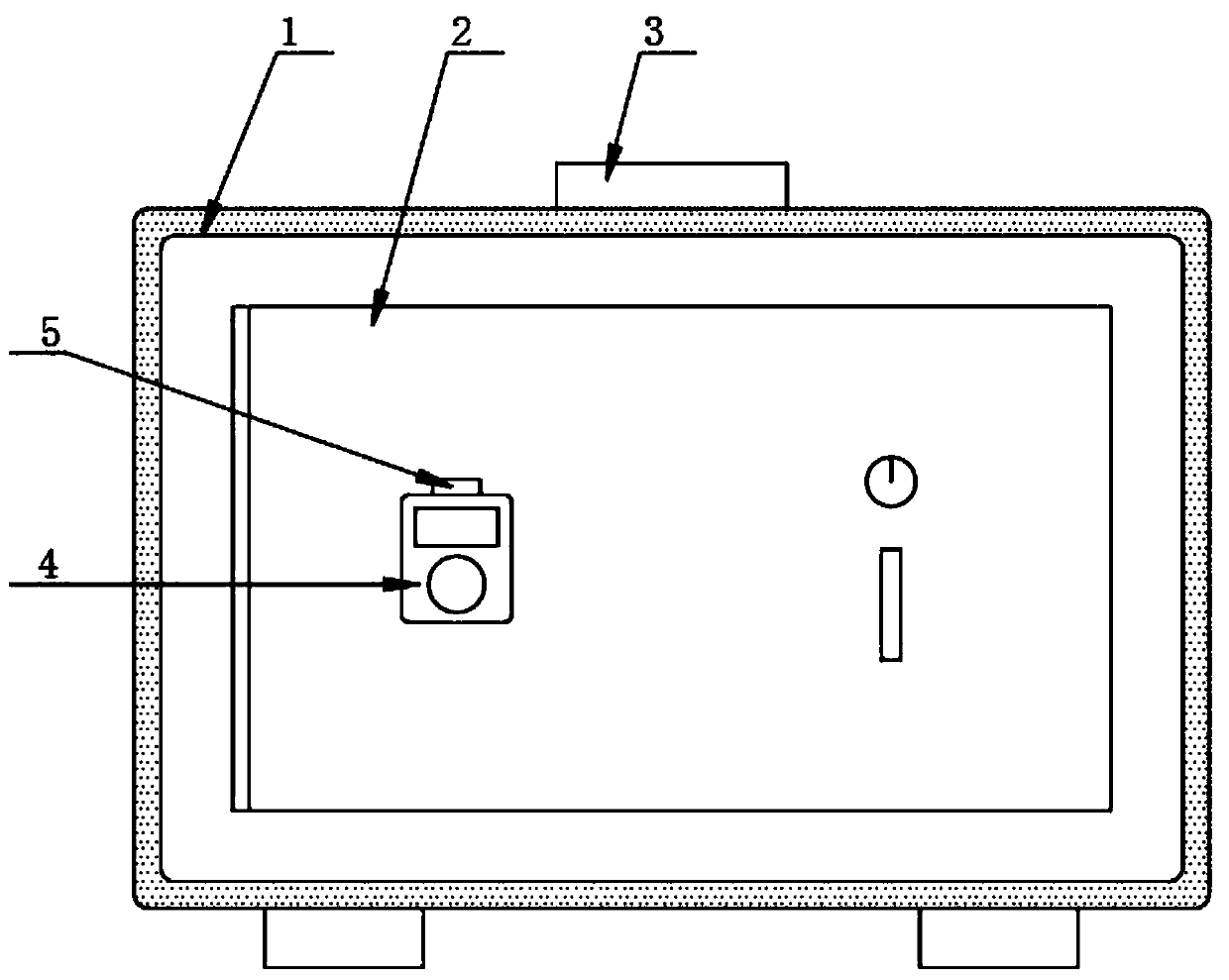 A moisture-proof and noise-reducing electrical control cabinet