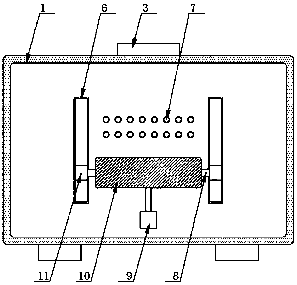 A moisture-proof and noise-reducing electrical control cabinet