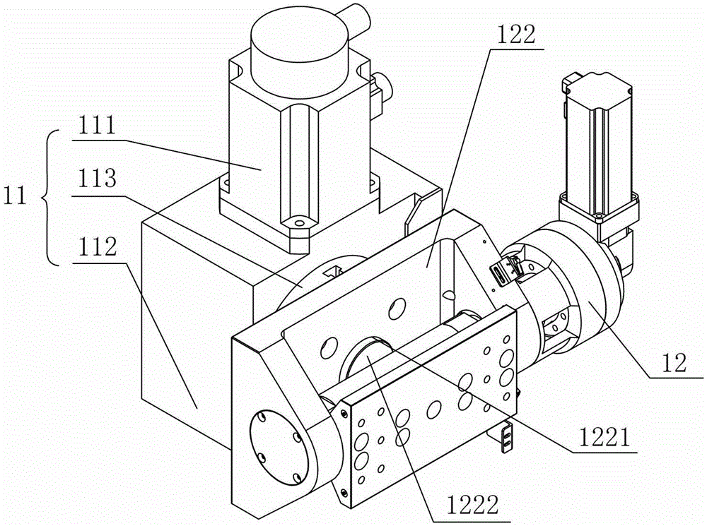 Polishing device with two swing shafts for high-gradient aspheric optical parts