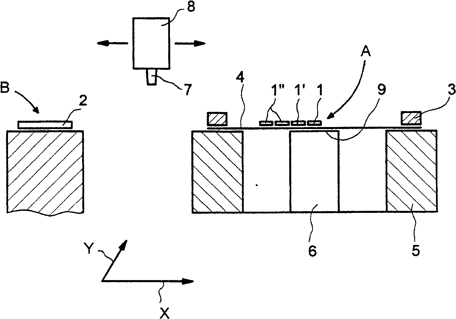 Method for detaching a semiconductor chip from a foil and apparatus for mounting semiconductor chips