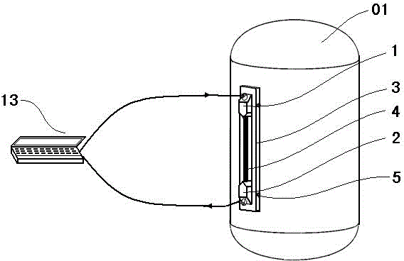 Method for detecting material hydrogen damage through ultrasonic surface waves