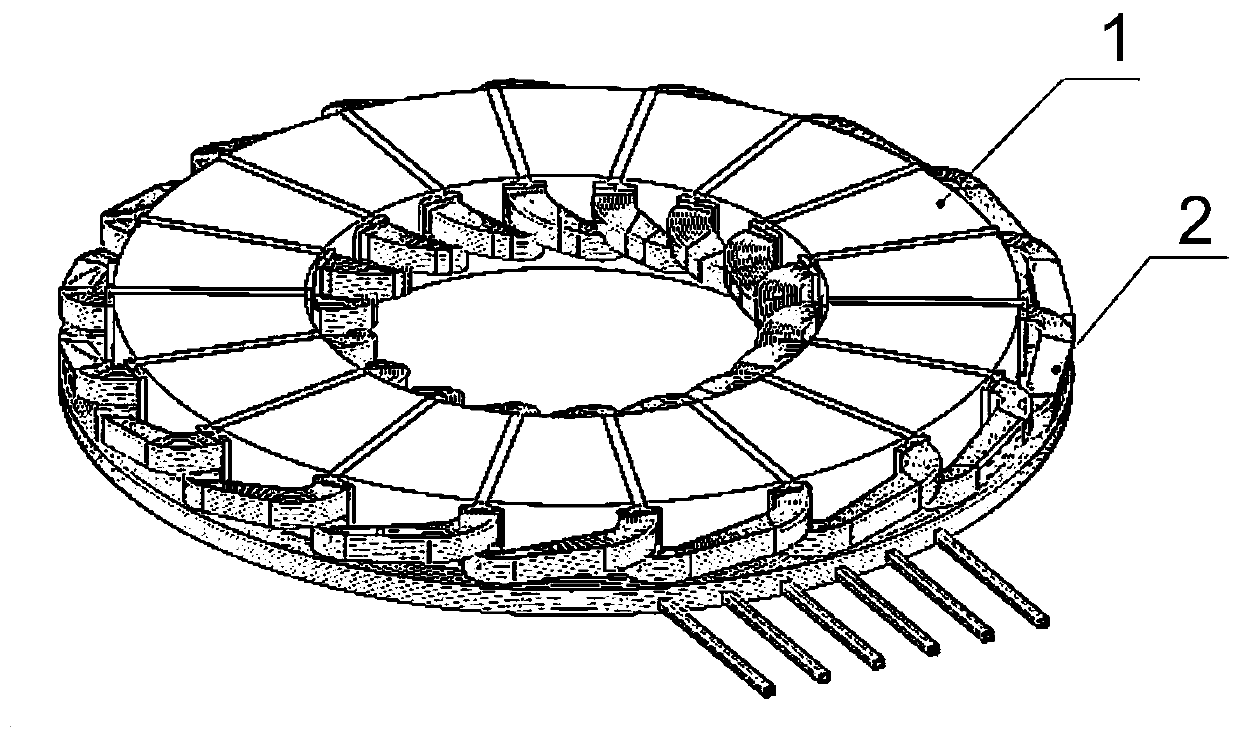 Coil shaping device and method for wire stator