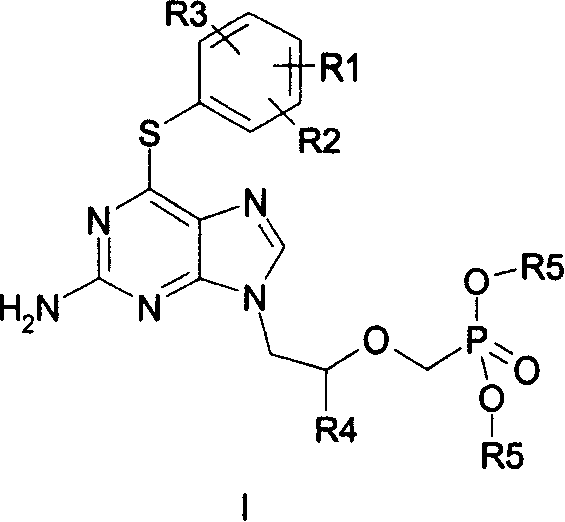 Acyclic nucleoside phosphonate derivatives