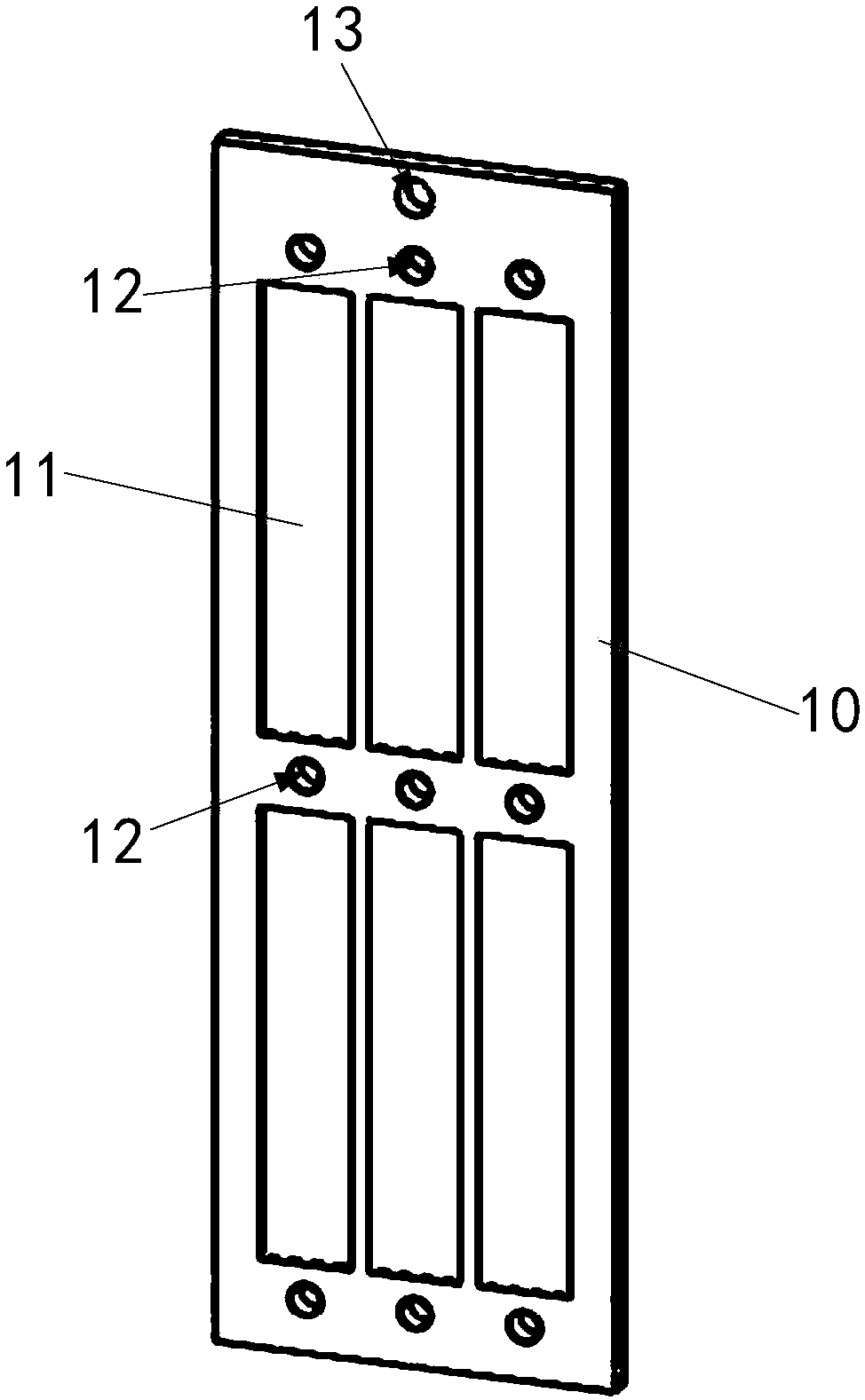 Substrate clamp for film stress test