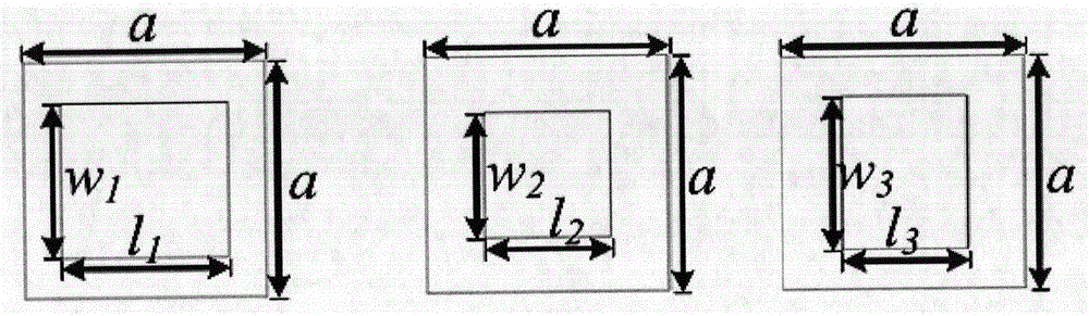 Band stop type frequency selection surface based on low dielectric meta-material